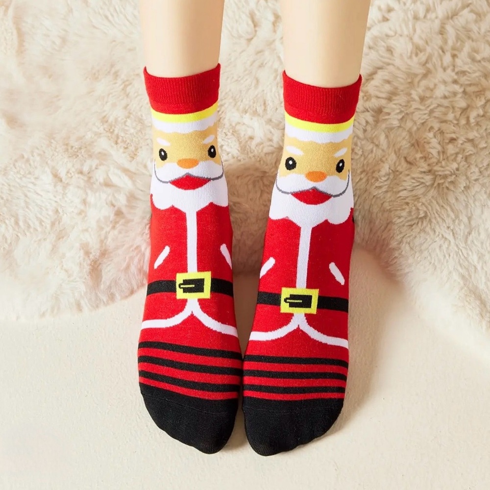 Novelty Christmas Socks Santa 3 - One Size